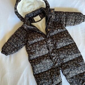 Rylee + Cru Floral Puffer One Piece